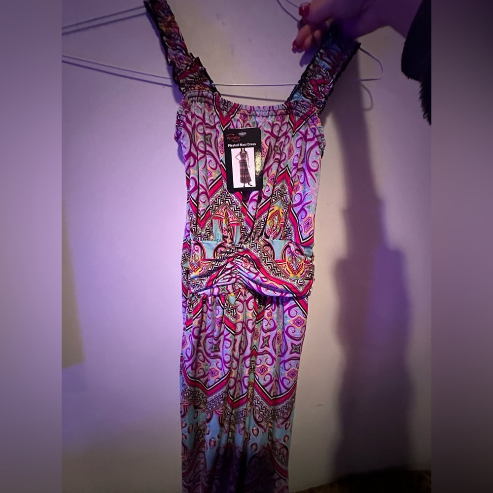WinWin Pleated Maxi Dress in size S/M